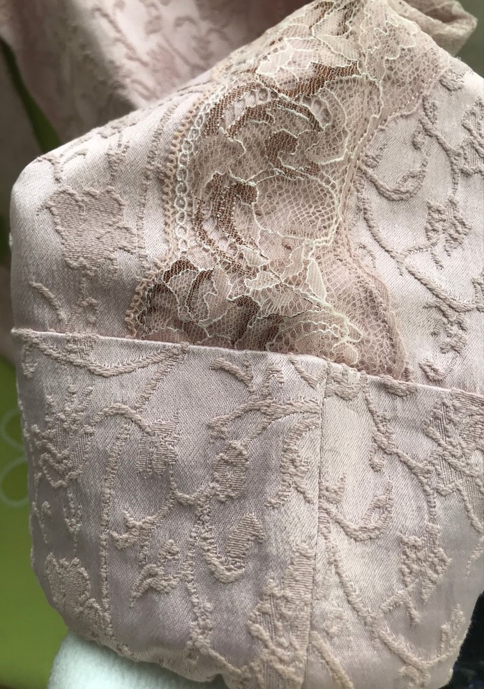 Dantel Detaylı  pembe Kadın Midi Pantolon - Görsel 5