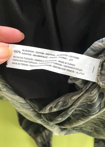 Dgmane yeşil kamuflaj desenli buluz - Görsel 7