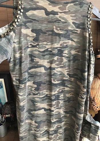 Dgmane yeşil kamuflaj desenli buluz - Görsel 6