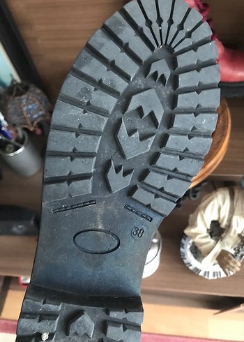 Pembe hakiki Deri Bağcıklı Yüksek Topuklu Kadın Bot - Görsel 4