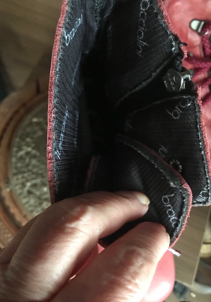 Pembe hakiki Deri Bağcıklı Yüksek Topuklu Kadın Bot - Görsel 5