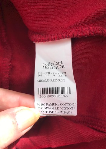 Kırmızı  Düğmeli Kadın Blazer Ceket - Görsel 4