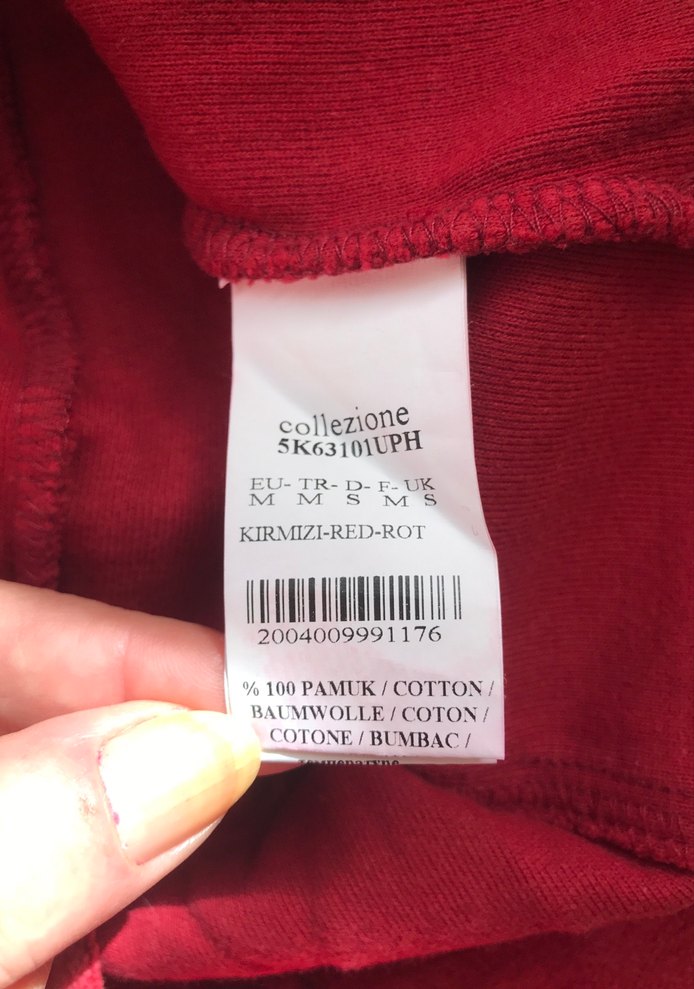 Kırmızı  Düğmeli Kadın Blazer Ceket - Görsel 4