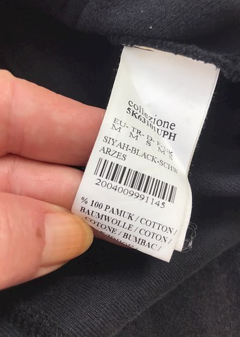 Düğmeli Siyah pamuklu Kadın Blazer Ceket - Görsel 4