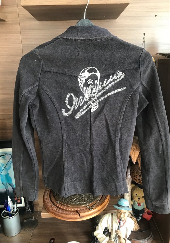 Düğmeli Siyah pamuklu Kadın Blazer Ceket - Görsel 2