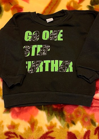 Erkek Çocuk Kırmızı Baskılı Sweatshirt - Görsel 4