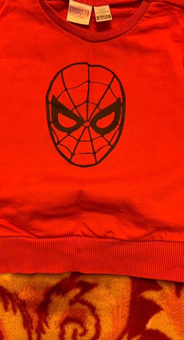 Erkek Çocuk Kırmızı Baskılı Sweatshirt - Görsel 2