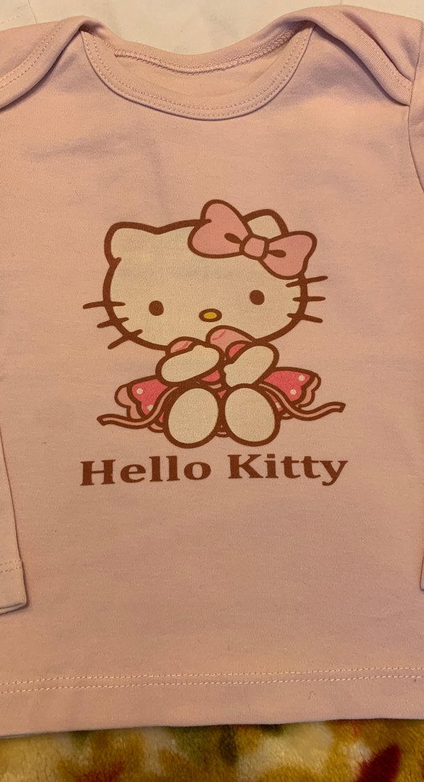 Uzun Kollu Hello Kitty Bebek Body 2'li - Görsel 2