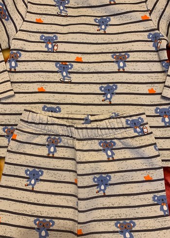 Bebek Erkek Renkli Baskılı Takım - Görsel 2