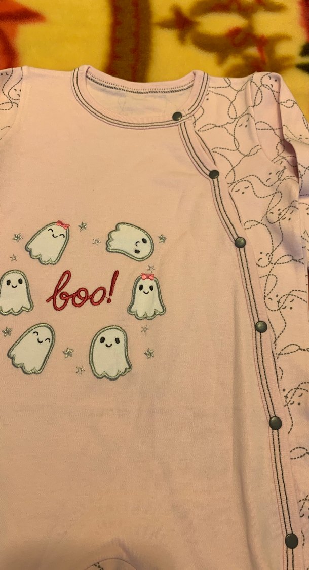 Pembe Baskılı Bebek Kız Tulum - Görsel 2