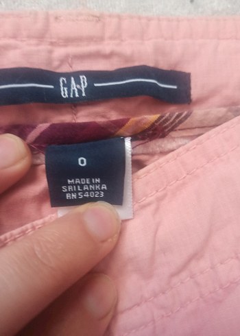 Gap GAP Pembe Pamuklu Kemerli Rahat Erkek Şort