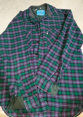 American Retro Vintage Retro Ekose Uzun Kollu Gomlek