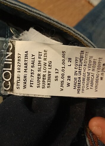 28 Beden Colins jean