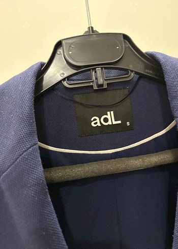 adL Lacivert Kadın Düğmeli Midi Blazer - Görsel 2