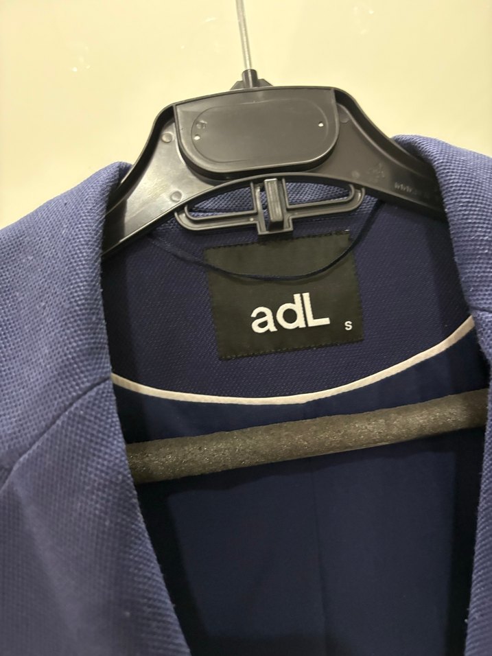 adL Lacivert Kadın Düğmeli Midi Blazer - Görsel 2