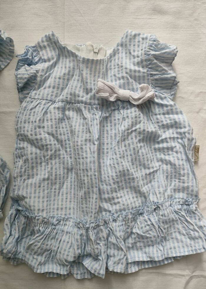 Şapkalı şortlu bebek takımı l - Görsel 2