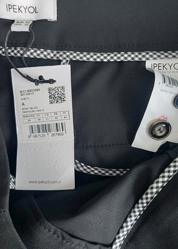 Bel detaylı Kadın Cigarette Pantolon - Görsel 6