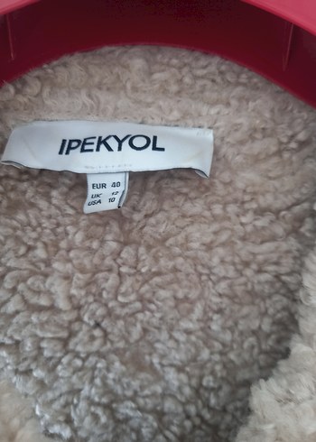 l Beden ten rengi Renk Kürklü Bej i Kolsuz Ceket