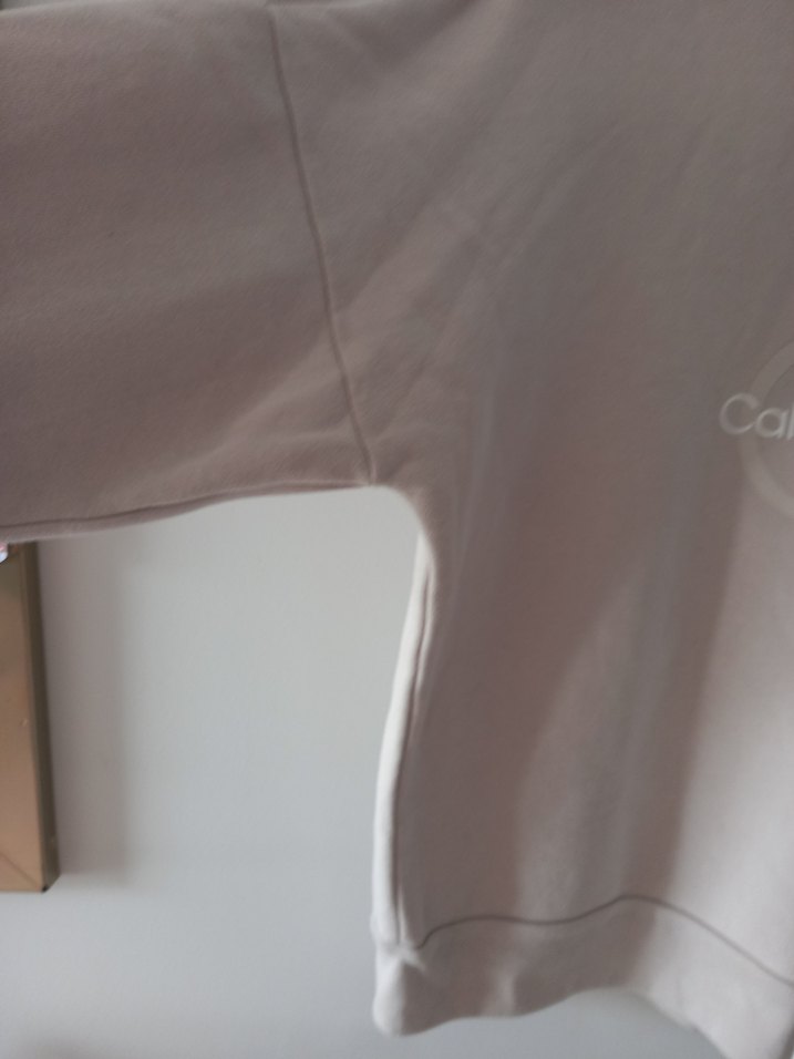 Bej Kadın Sweatshirt Uzun Kollu Salaş Kesim - Görsel 4