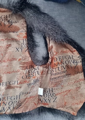 Gri Kürklü Kadın Yelek - Görsel 3