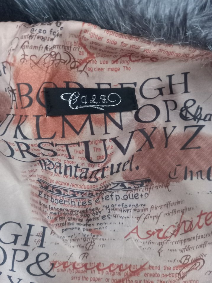 Gri Kürklü Kadın Yelek - Görsel 4