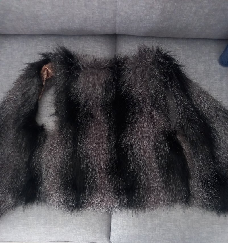 Gri Kürklü Kadın Yelek - Görsel 5