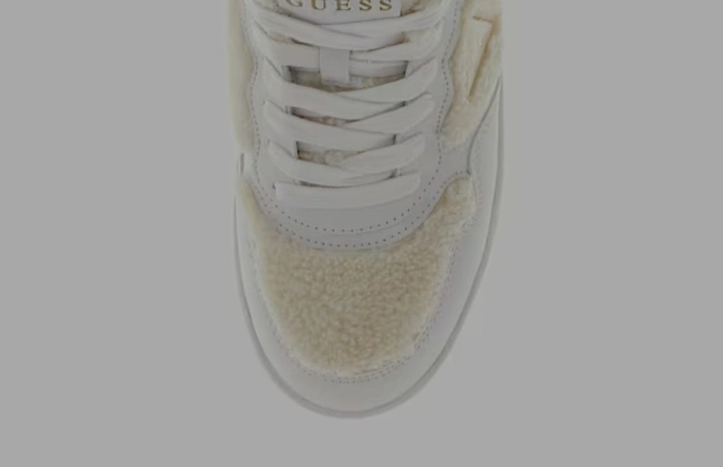 Beyaz Kürklü Kadın Spor Ayakkabı GUES.S. - Görsel 5