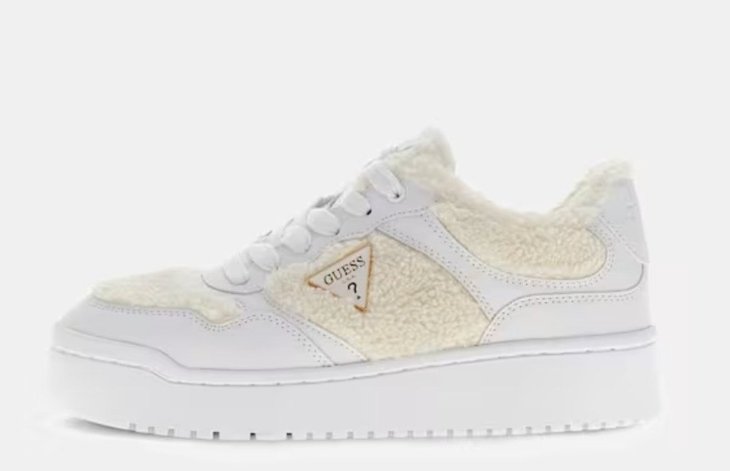 Beyaz Kürklü Kadın Spor Ayakkabı GUES.S. - Görsel 2