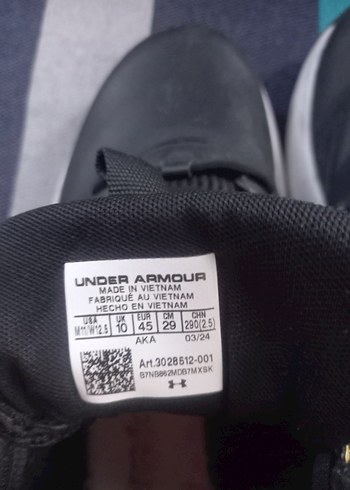 Erkek UA Lockdown 7 Basketbol Ayakkabısı Siyah - Görsel 4