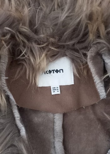 Kahverengi Süet Suni Kürk Yelek - Görsel 2