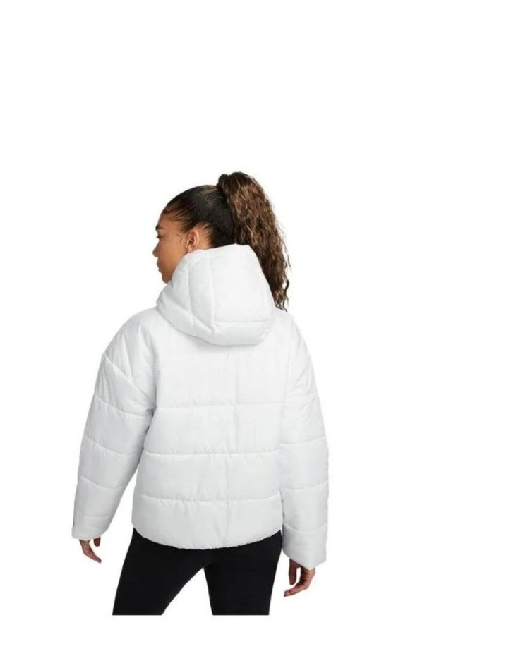 Nike Beyaz Kapüşonlu Kadın Kışlık Mont - Görsel 2
