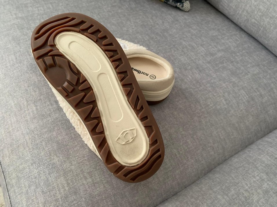 Bej Dolgu Topuk Rahat Kadın Ev Terliği - Görsel 3