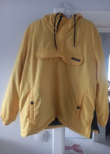 Sarı Kapüşonlu Erkek Spor mont - Görsel 5