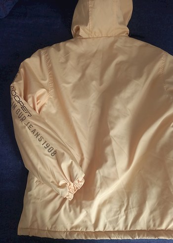 Sarı Kapüşonlu Erkek Spor mont - Görsel 6