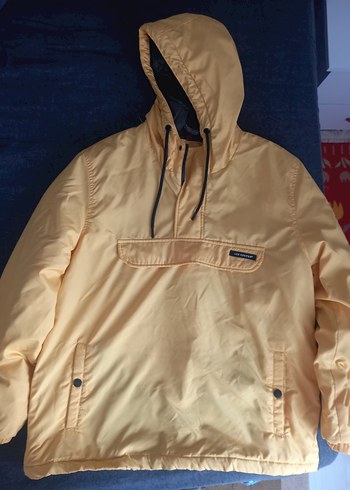 Sarı Kapüşonlu Erkek Spor mont - Görsel 11