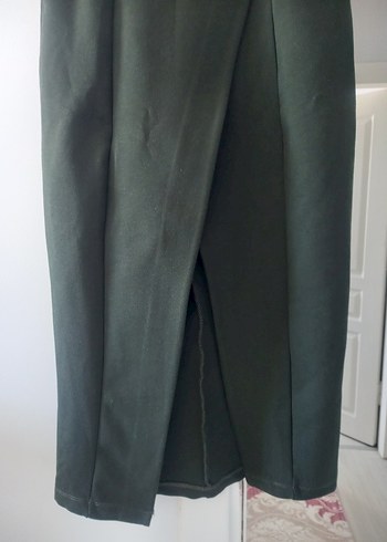 Yeşil jile elbise - Görsel 3