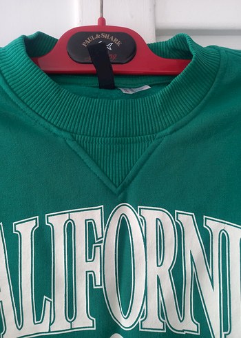 Yeşil Kalın Kadın Sweatshirt - Görsel 2