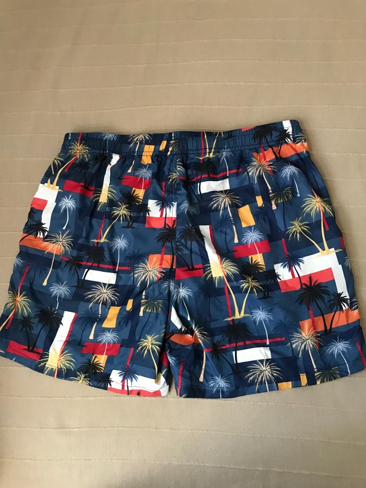 Erkek Çok Renkli Desenli Mini Şort - Görsel 2