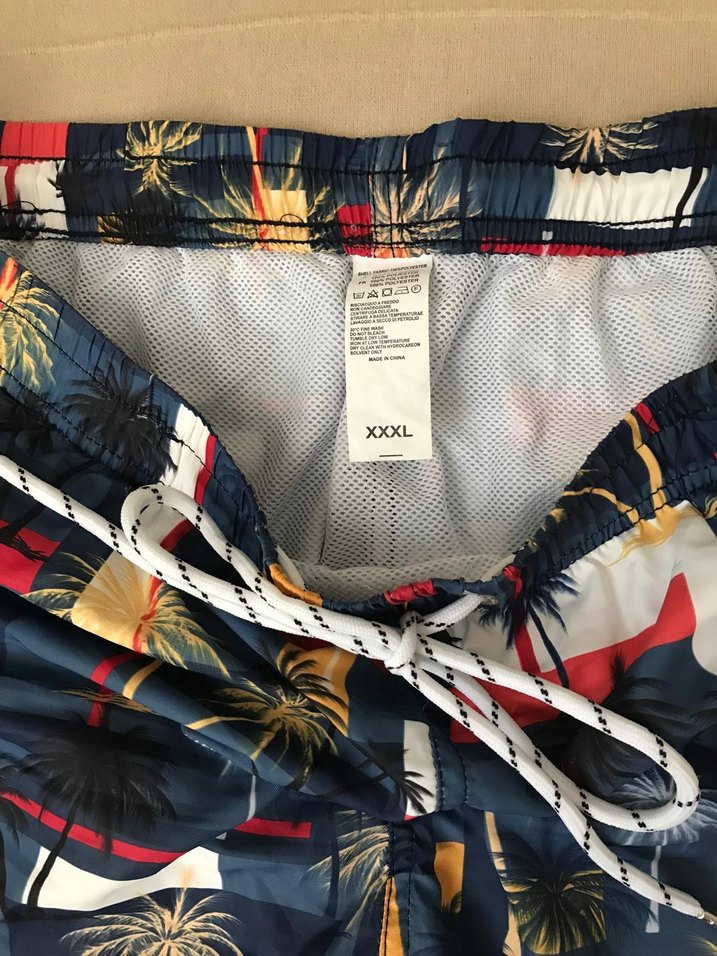 Erkek Çok Renkli Desenli Mini Şort - Görsel 3