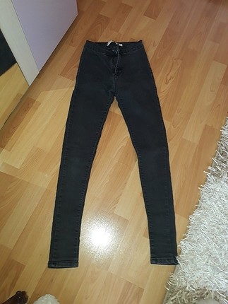 Siyah jean kot pantalon 
