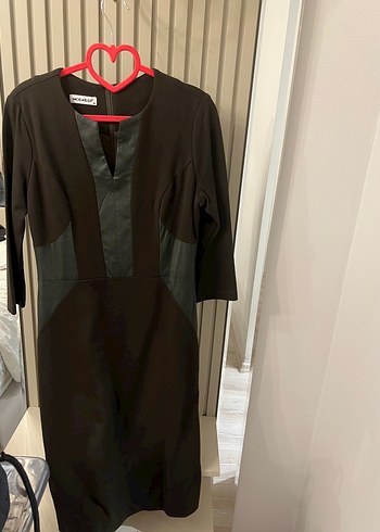 Modailgi Uzun Kollu V Yaka Kadın Elbise