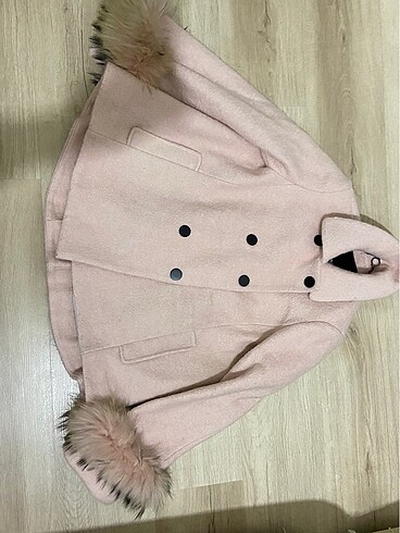Pembe kısa mont