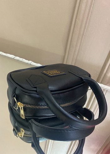 Miu Miu Miu Miu Siyah Deri Biker Çanta