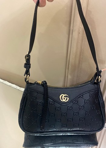 Gucci Siyah Deri Klasik Kadın Çanta