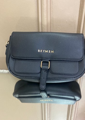 Beymen Siyah Deri Kemerli Kadın Çanta