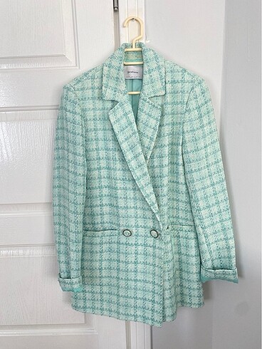 s Beden turkuaz Renk Blazer ceket