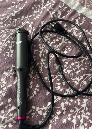 Pembe Siyah Saç Düzleştirici Fırça - Görsel 5