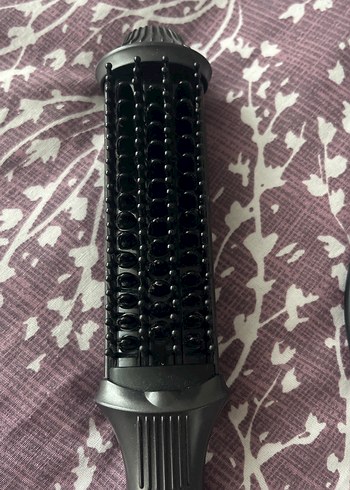 Pembe Siyah Saç Düzleştirici Fırça - Görsel 2