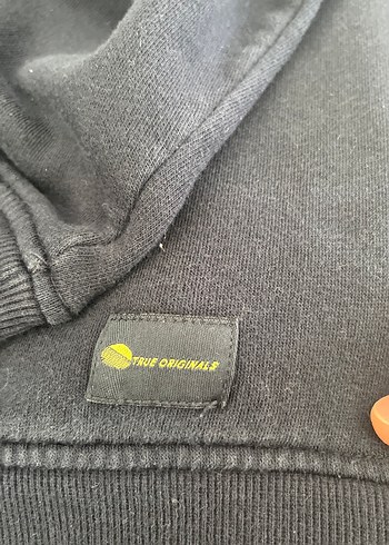 Siyah Erkek Baskılı Sweatshirt - Görsel 2