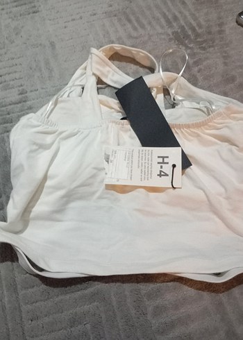 38 Beden Beyaz Midi Street Wear Spor Sütyeni